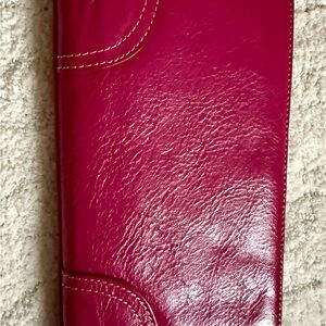 Franco Sarto Pink Tumbled Leather Wallet